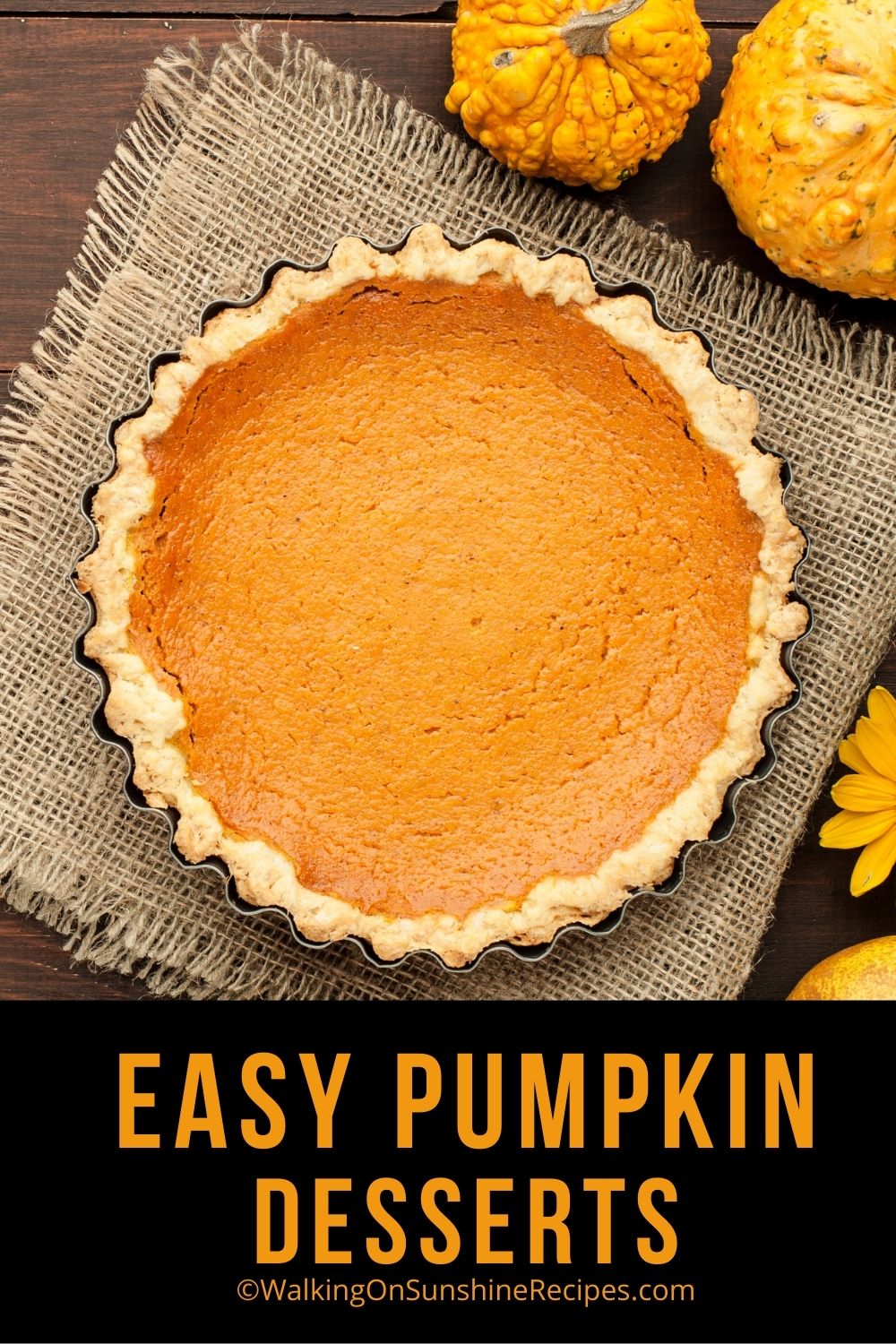easy pumpkin desserts with few ingredients