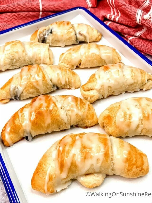 Blueberry Cream Cheese Crescent Rolls Story