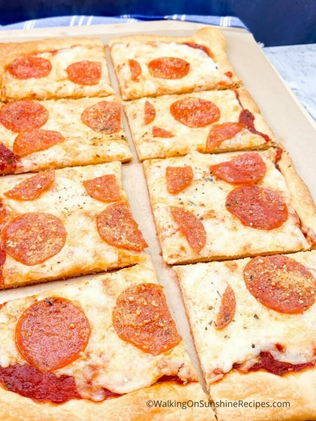 Making Pizza with Crescent Rolls Story