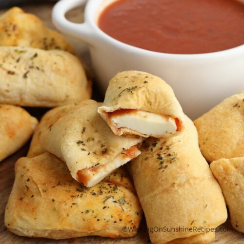 Crescent Rolls with Mozzarella Cheese Walking On Sunshine Recipes