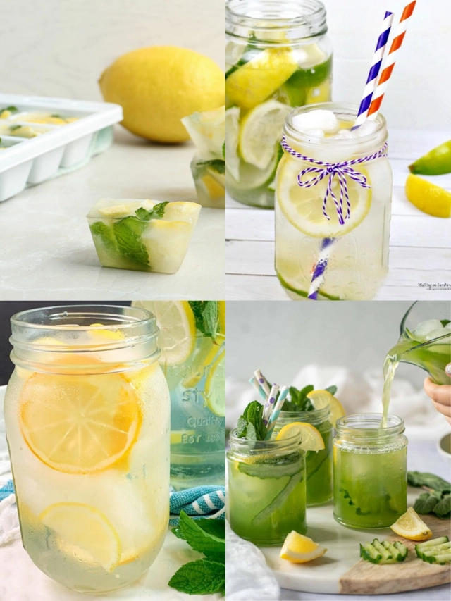 Flavored Water Recipes with Lemon Story