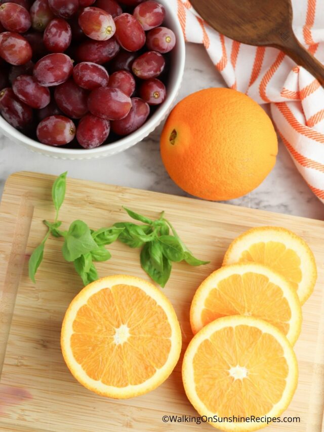 Grape Infused Water Walking On Sunshine Recipes