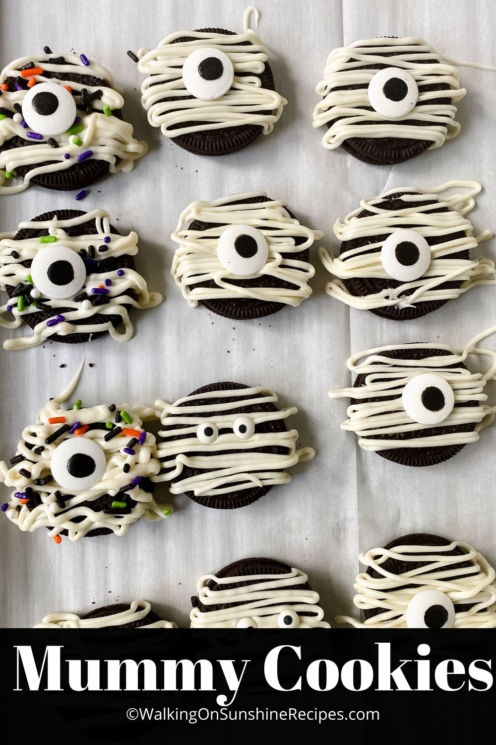 Mummy Cookies Recipes.