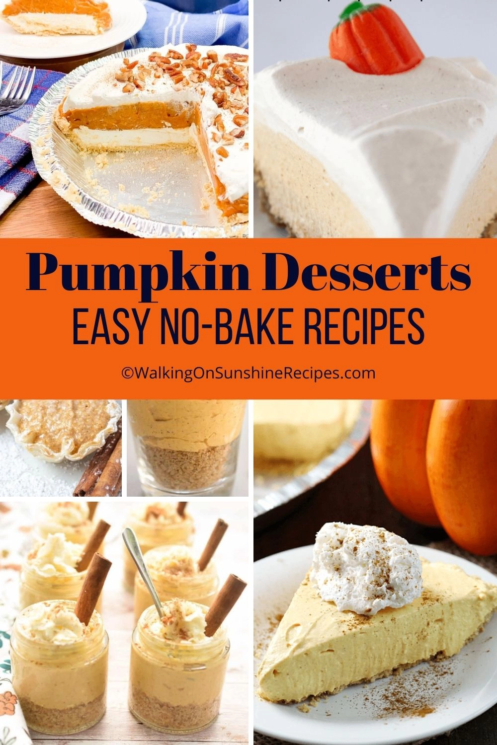 No bake pumpkin cheesecake recipe. 