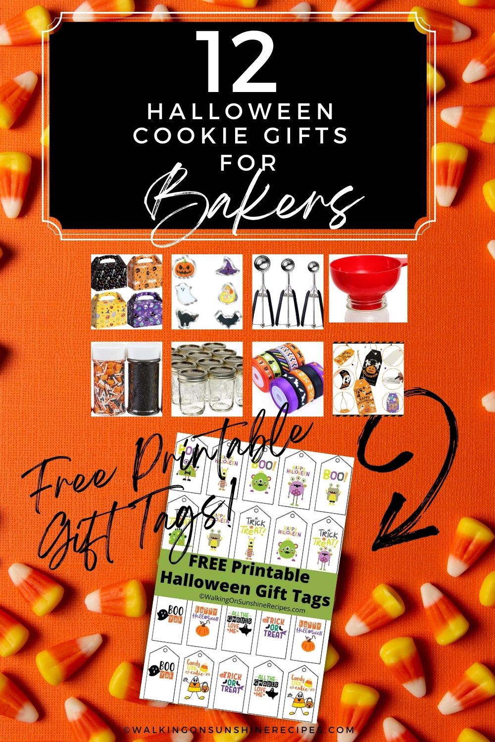 Halloween Cookie Gifts - Walking On Sunshine Recipes