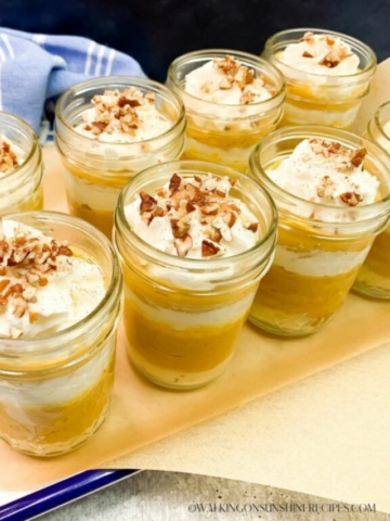 Pumpkin Mason Jar Dessert