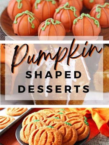 Pumpkin Shaped Desserts