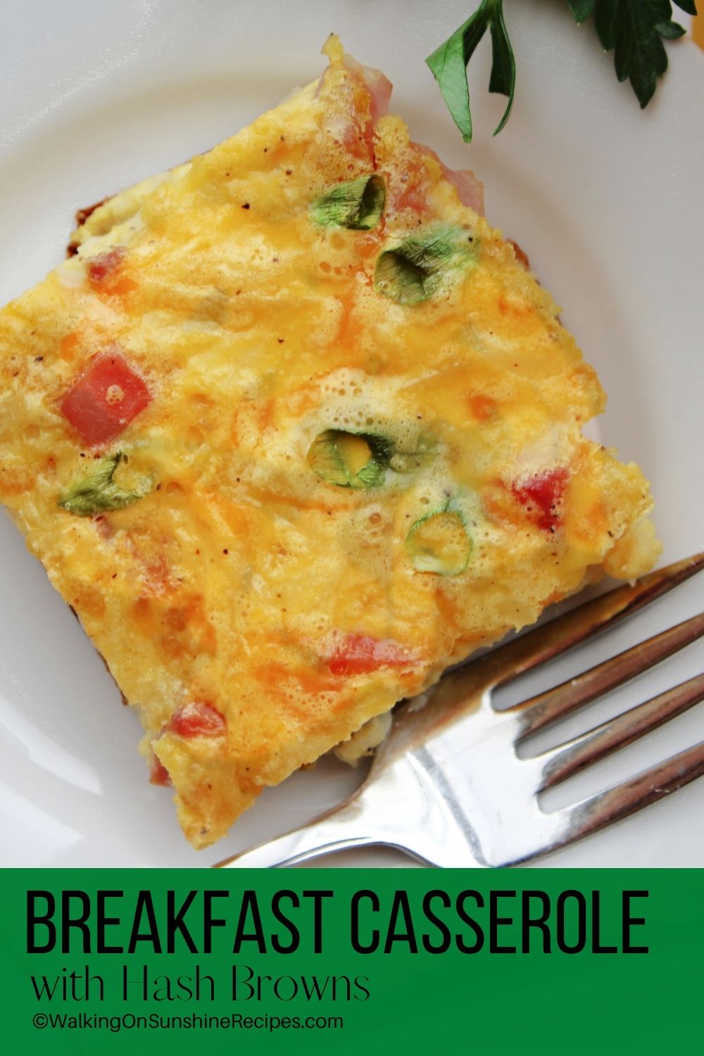 breakfast casserole.