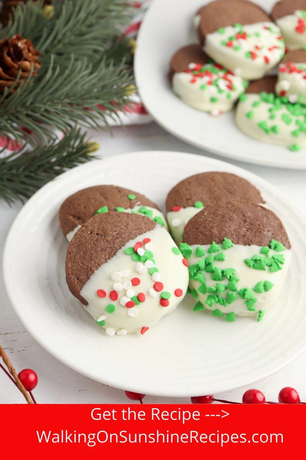 Chocolate Christmas Cookies Pin 4