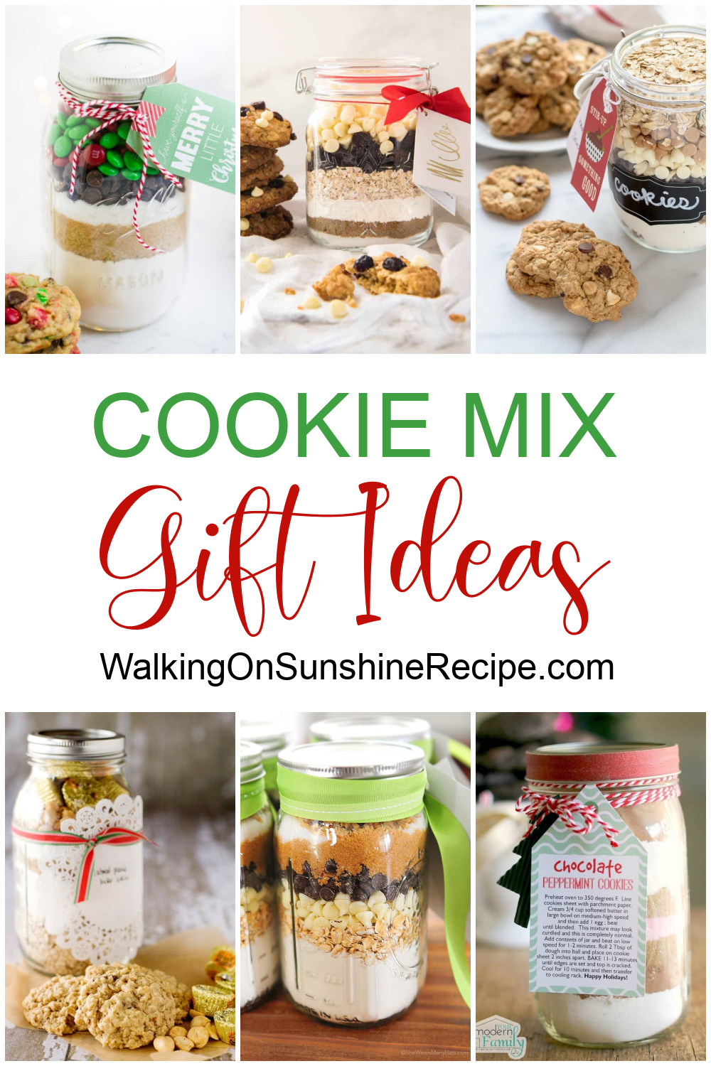 13 Cookie-in-a-Jar Recipes to Give as Gifts for Any Occasion