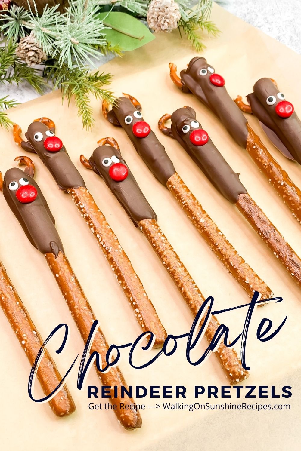 chocolate pretzels.