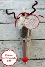 Reindeer Hot Chocolate Cones - Walking On Sunshine Recipes