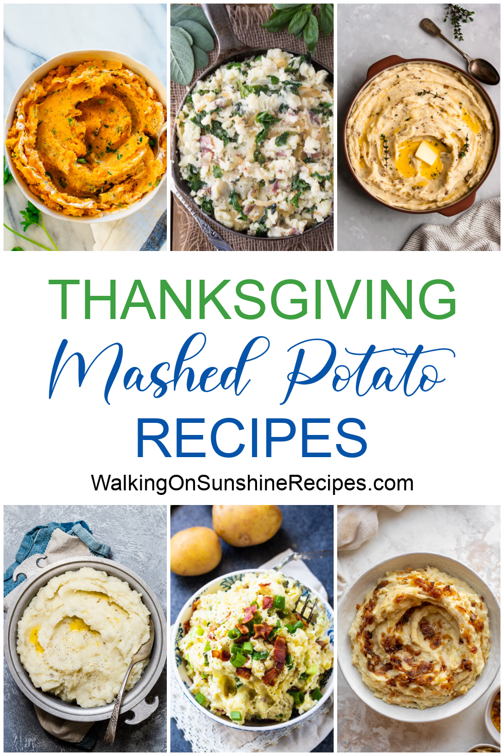 a collection of mashed potato recipes. 