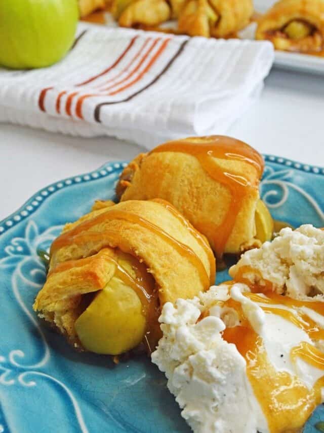 Crescent Roll Apple Dumplings - Walking On Sunshine Recipes