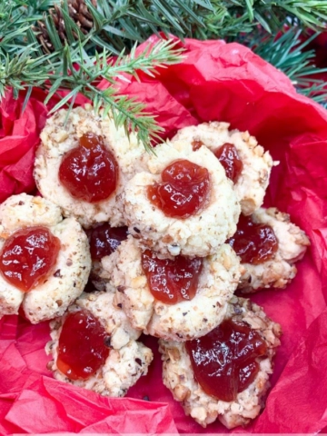 Christmas Thumbprint Cookies-cover image