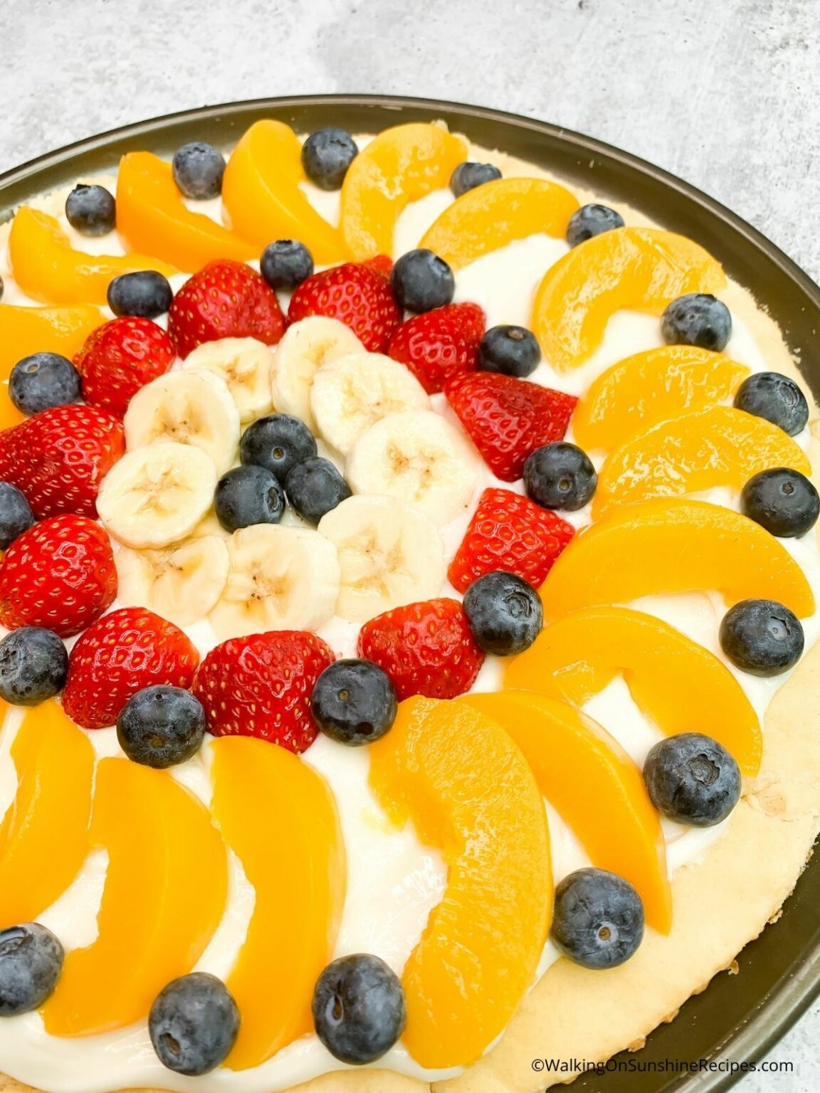 Crescent Roll Fruit Pizza Walking On Sunshine Recipes