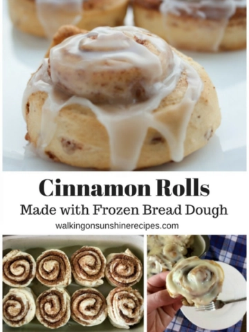 Easy Cinnamon Rolls using Frozen Bread Dough-cover image