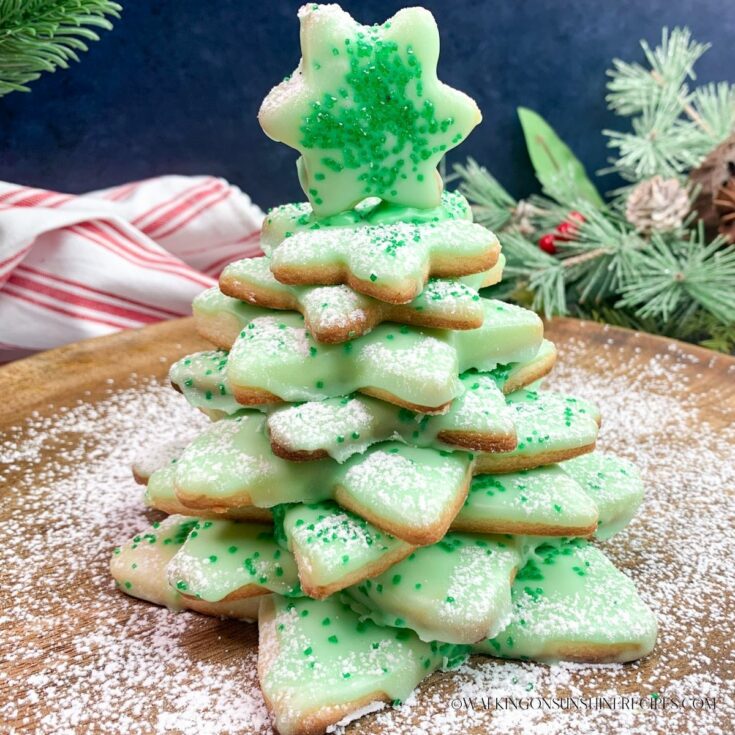 _FEATURED NEW SIZE Italian Christmas Tree Cookies