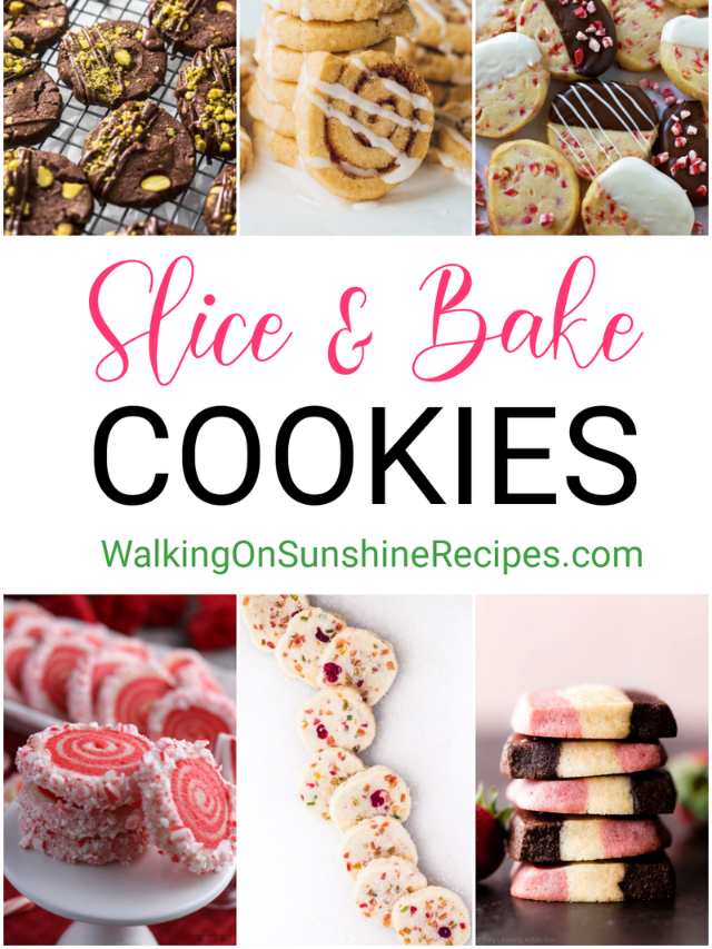 Holiday Slice and Bake Cookies Story - Walking On Sunshine Recipes