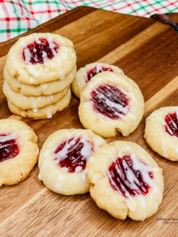 Raspberry Shortbread Thumbprint Cookies Recipe-cover image