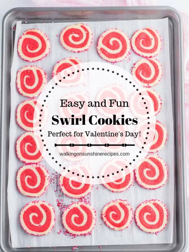 Valentine's Day Swirl Cookies Story