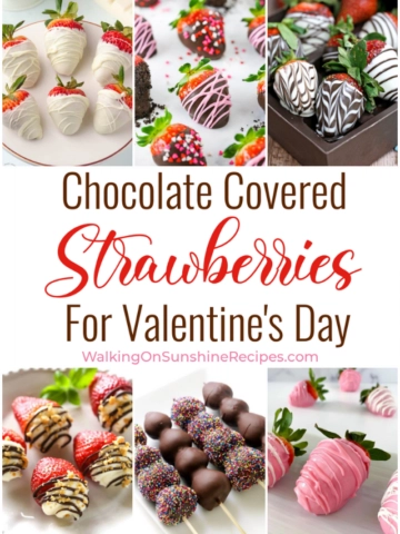 Chocolate Covered Strawberries for Valentine's Day Recipes Cover image