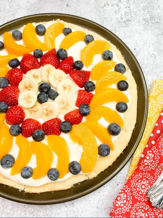 Crescent Roll Fruit Pizza Story