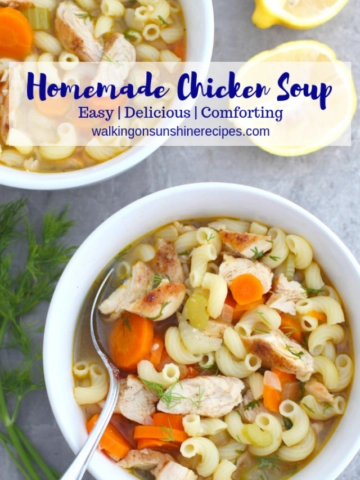 Easy and Delicious Comforting Chicken Soup-cover image