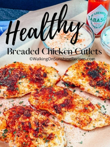 Healthy Breaded Chicken Cutlets-cover image