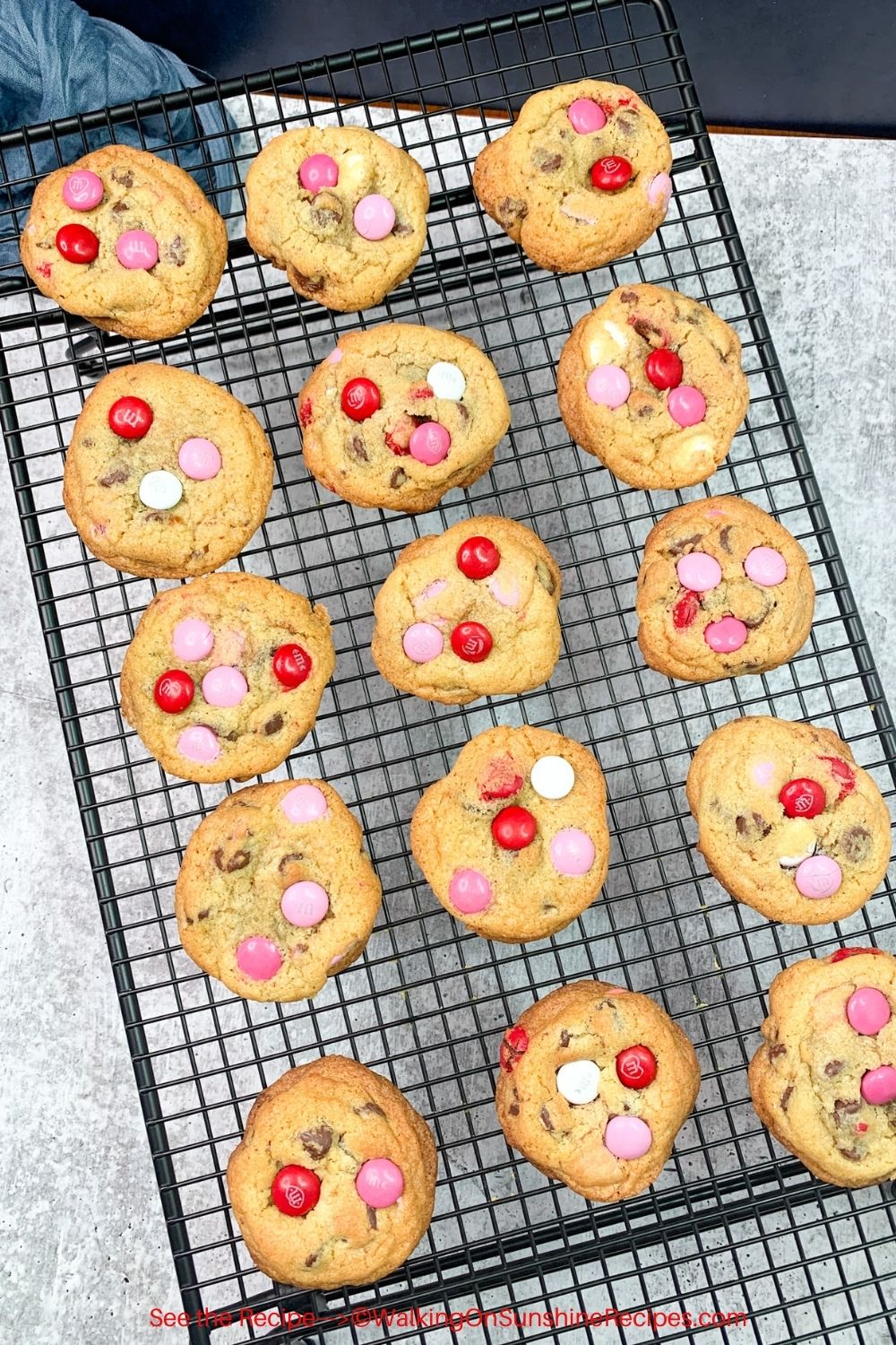 Valentine's Day Chocolate Chip Cookies Pin 1.