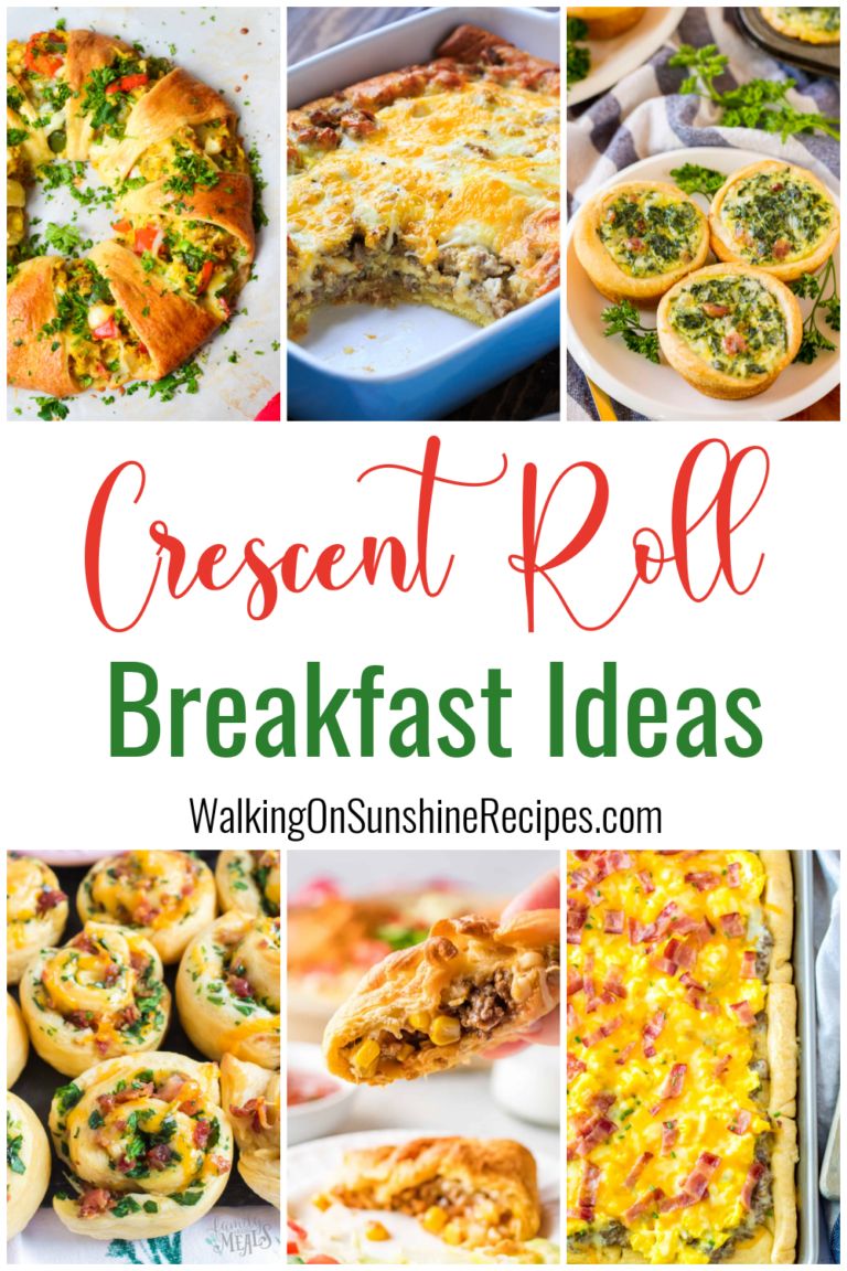 Crescent Roll Breakfast Recipes - Walking On Sunshine Recipes