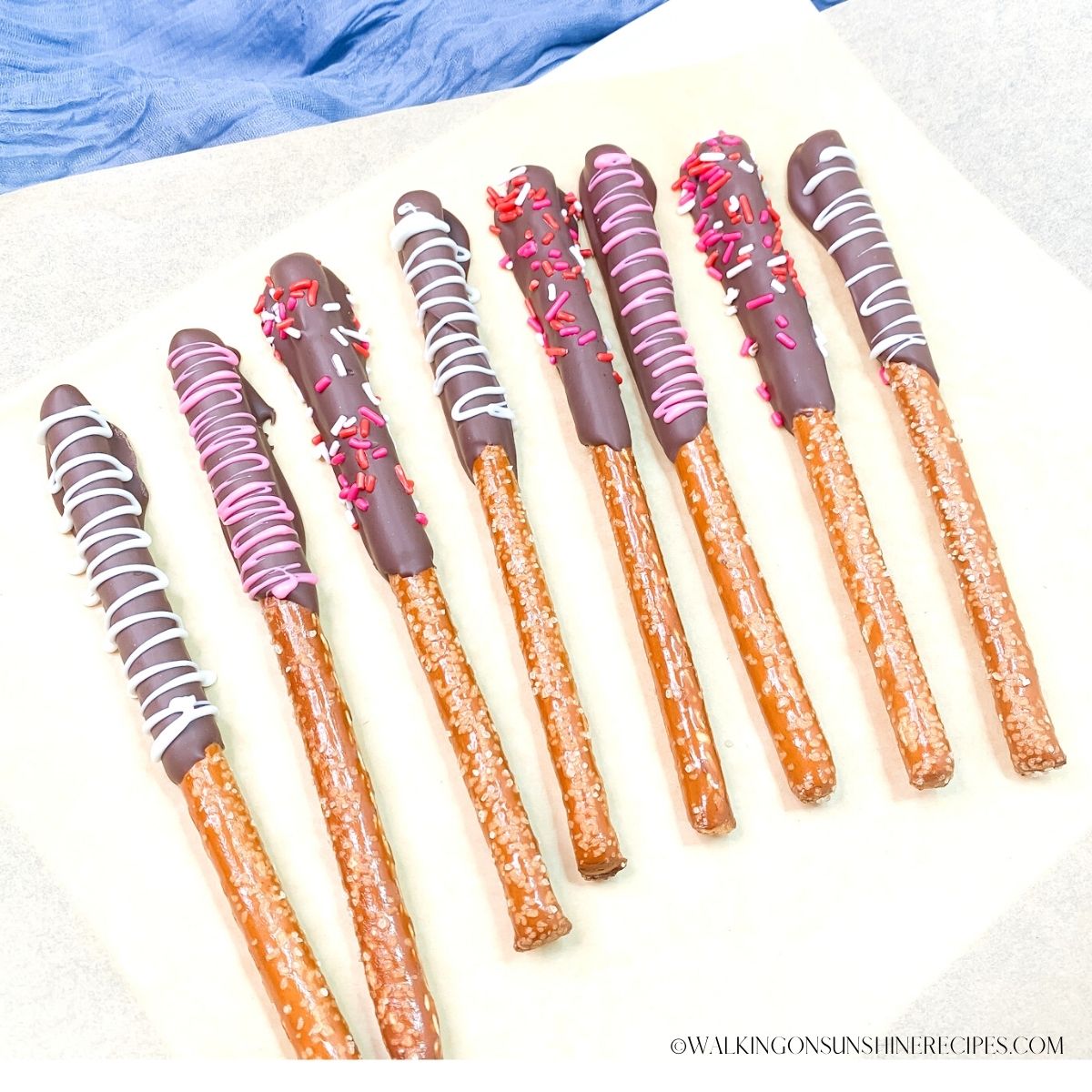 Valentine's Day Pretzel Rods