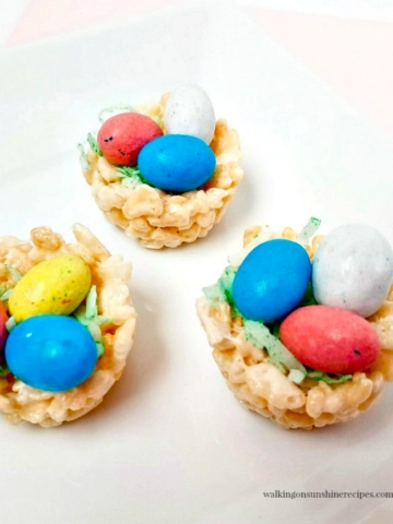 No Bake Rice Krispie Easter Nests -Cover image