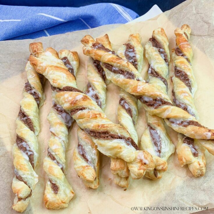 Chocolate Puff Pastry Twists