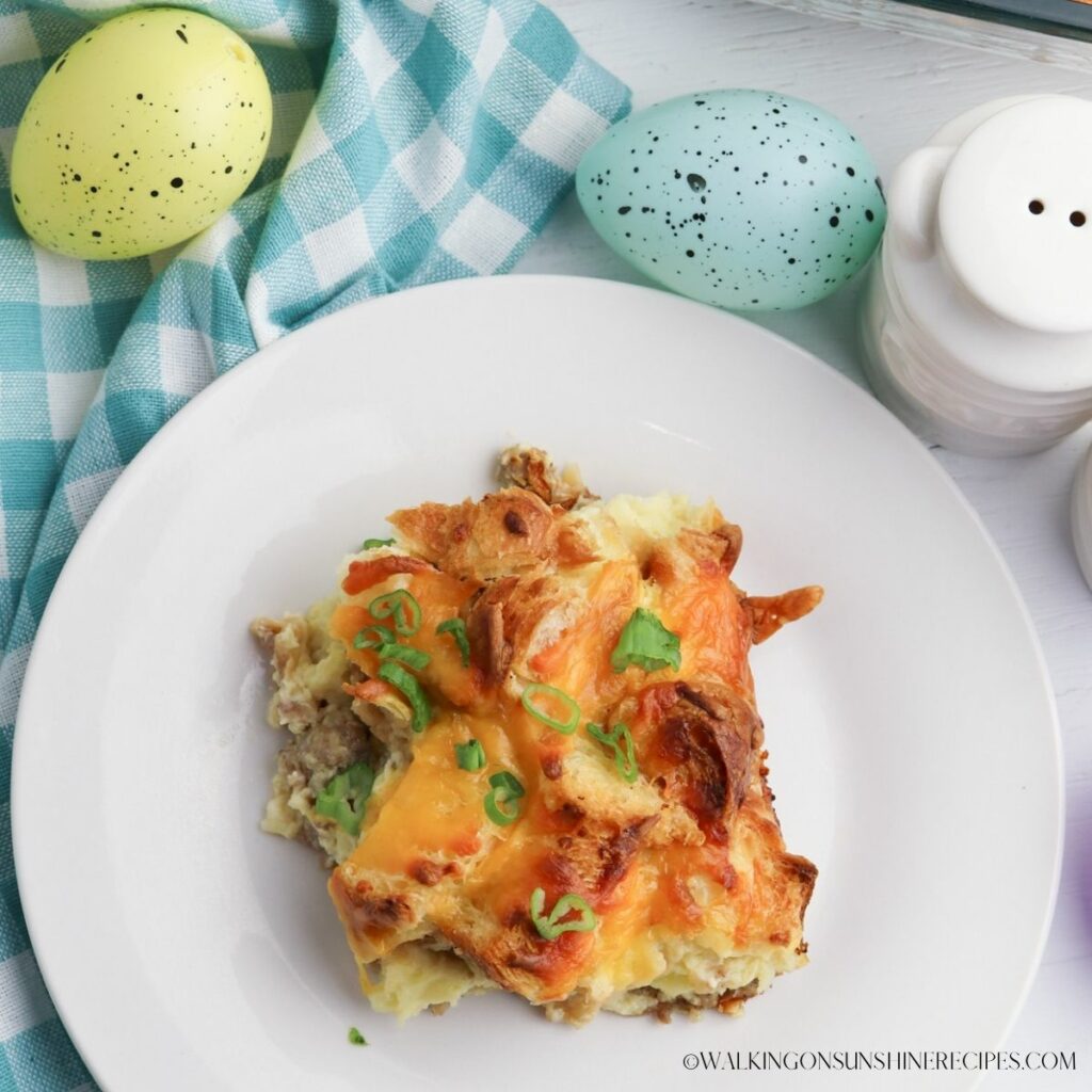 Easter Breakfast Casserole - Walking On Sunshine Recipes