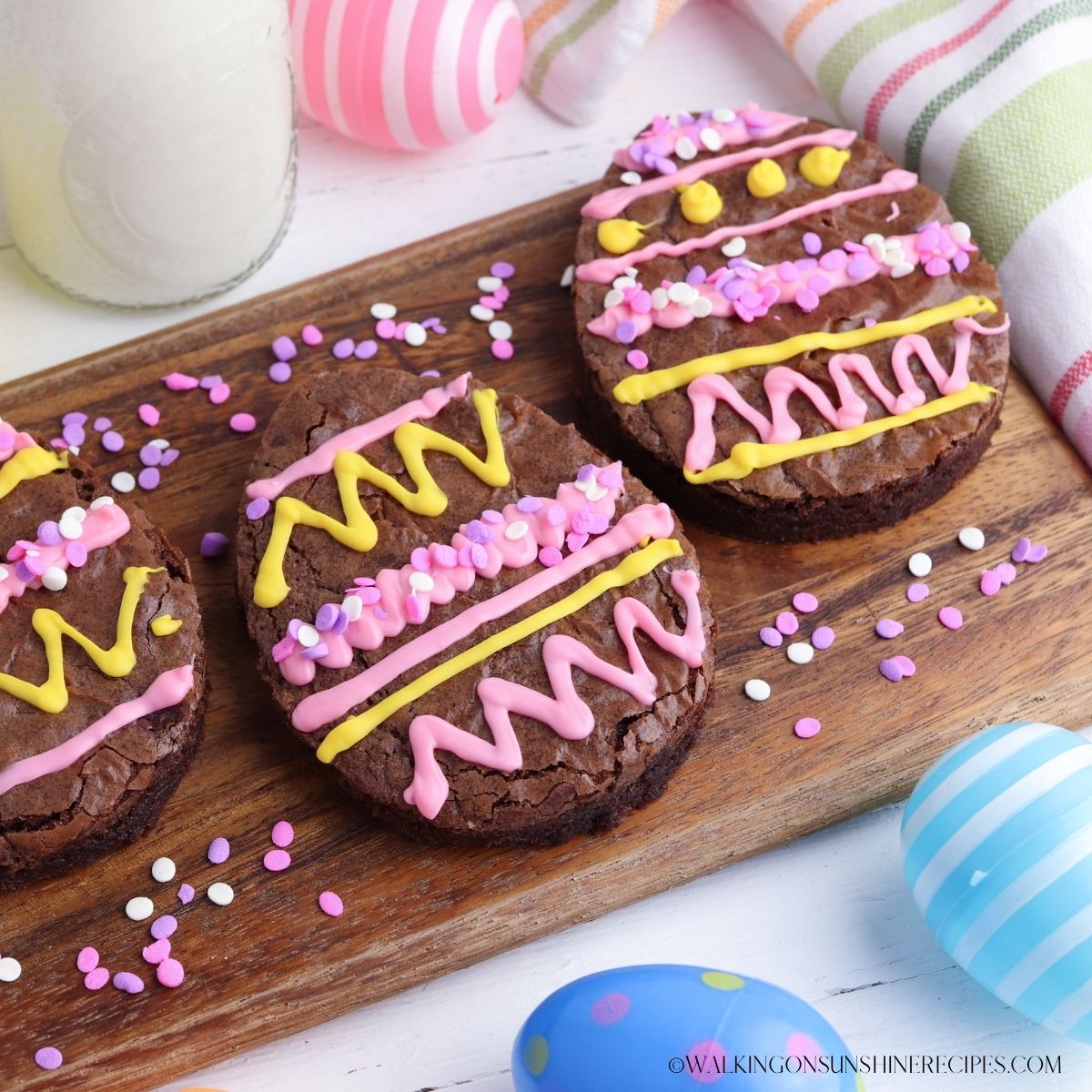 Easter Egg Brownies