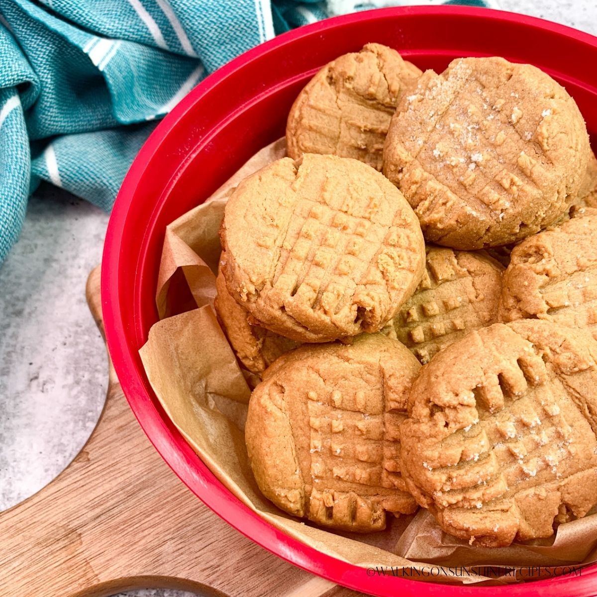 No Flour Peanut Butter Cookies Story Walking On Sunshine Recipes