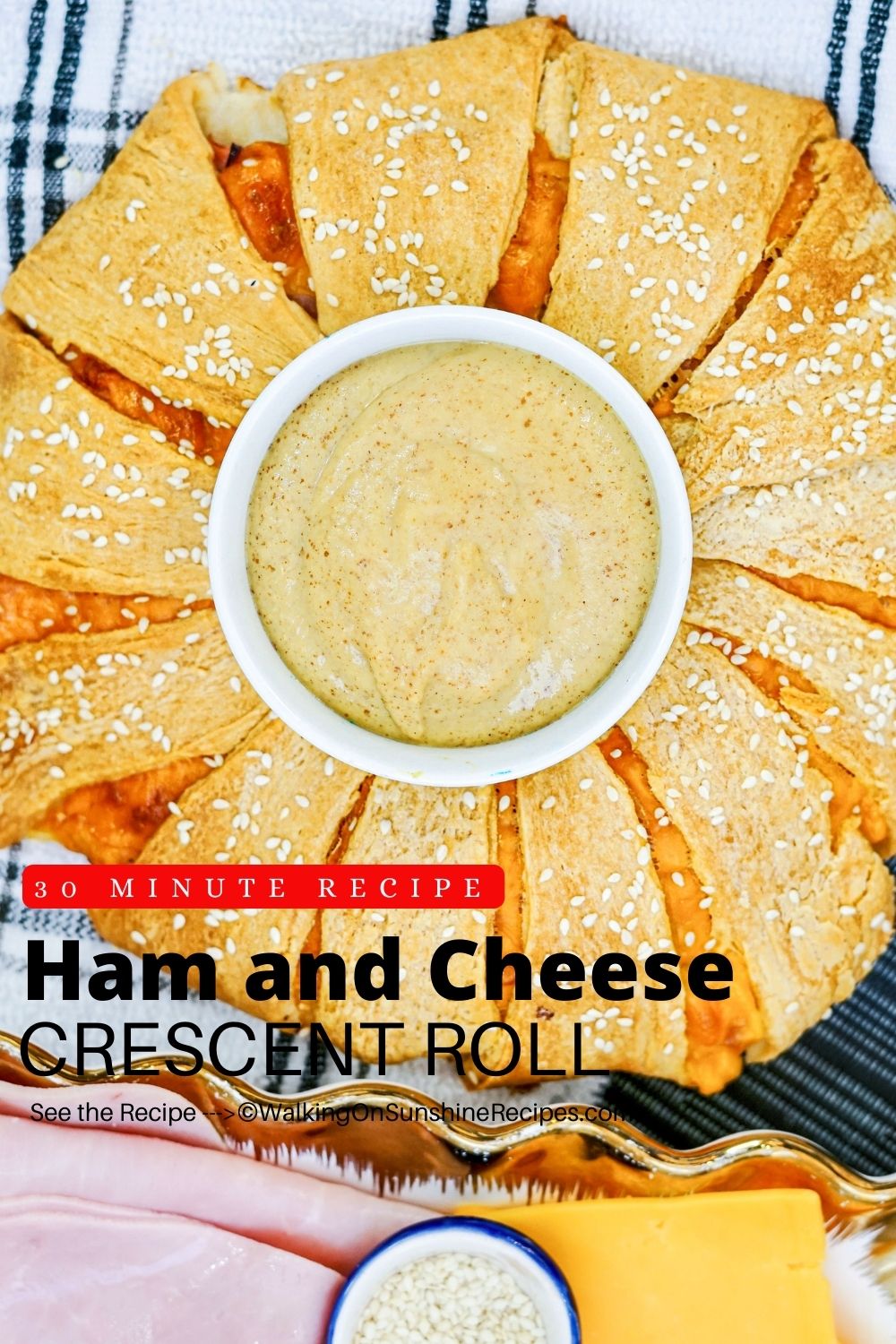 ham and cheese crescent rolls.