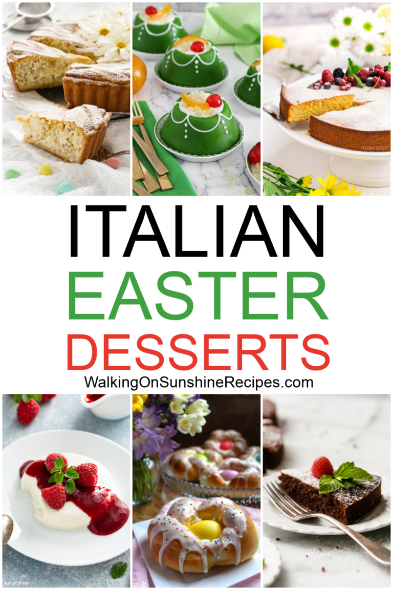 Italian Easter Desserts - Walking On Sunshine Recipes
