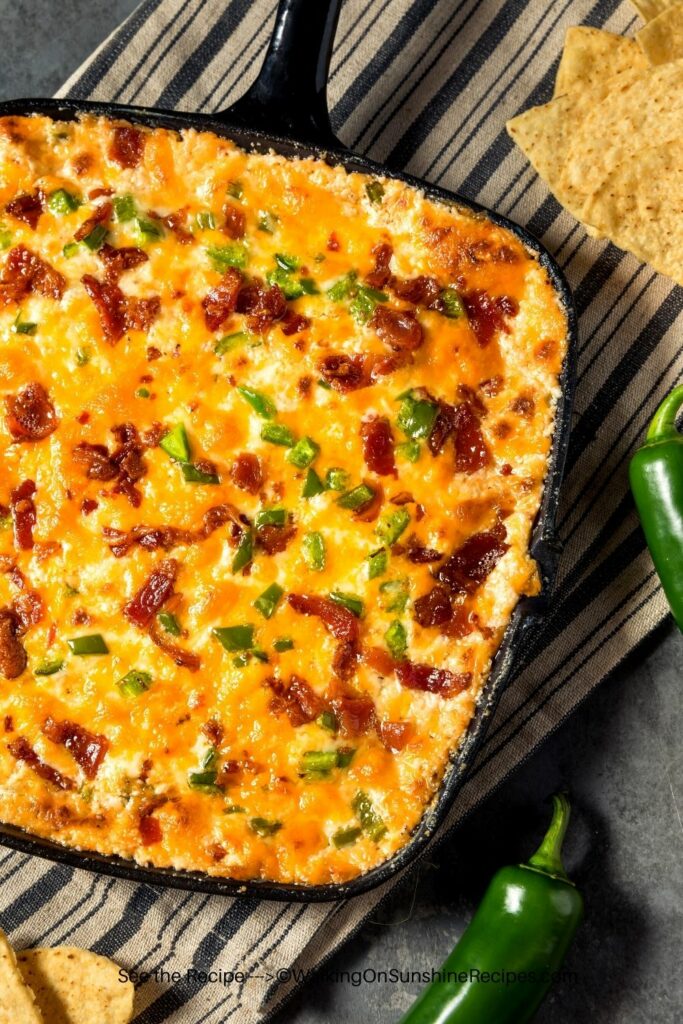 Jalapeno Popper Dip - Walking On Sunshine Recipes