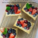 Puff Pastry with Cream Cheese and Fruit Pin