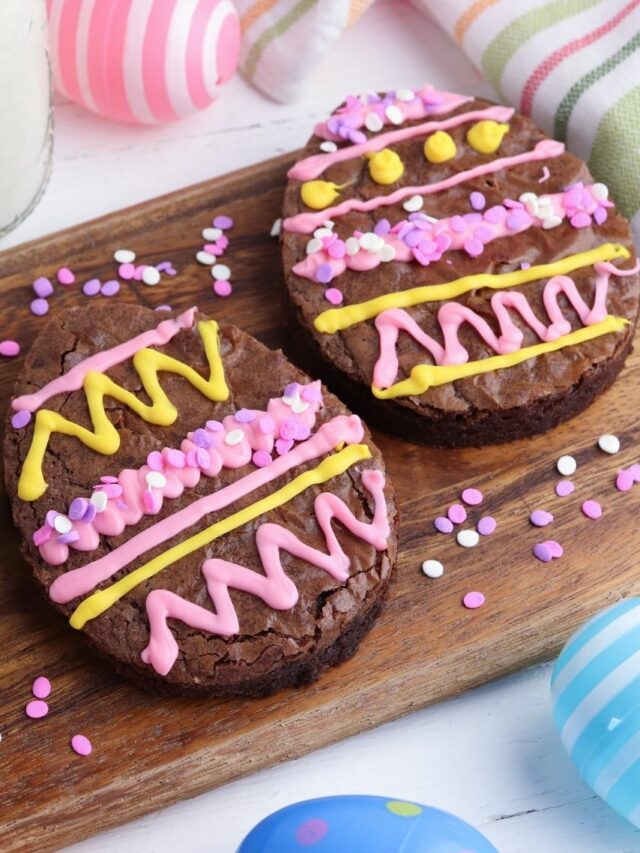 Easter Egg Brownies Story Walking On Sunshine Recipes