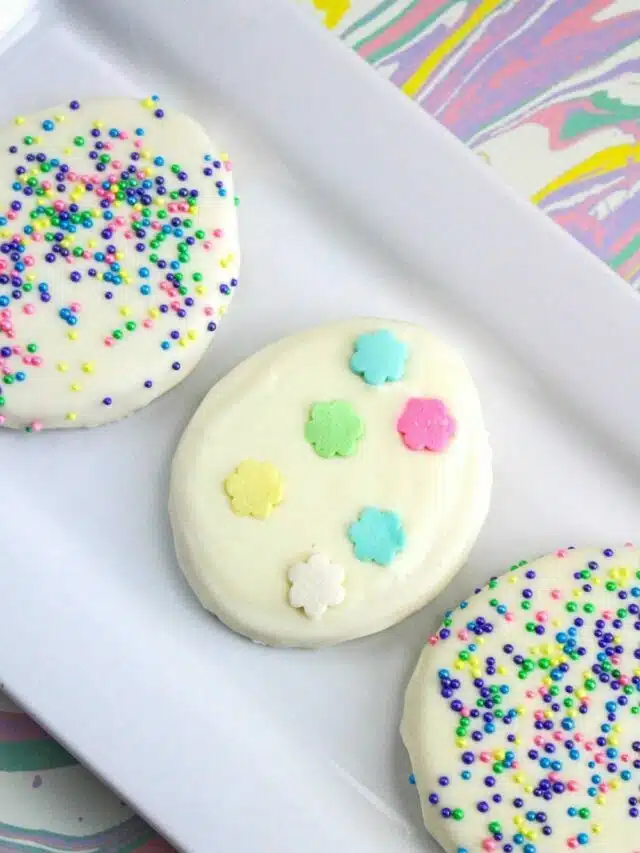 Spring Sugar Cookies - Easter Egg Cutouts