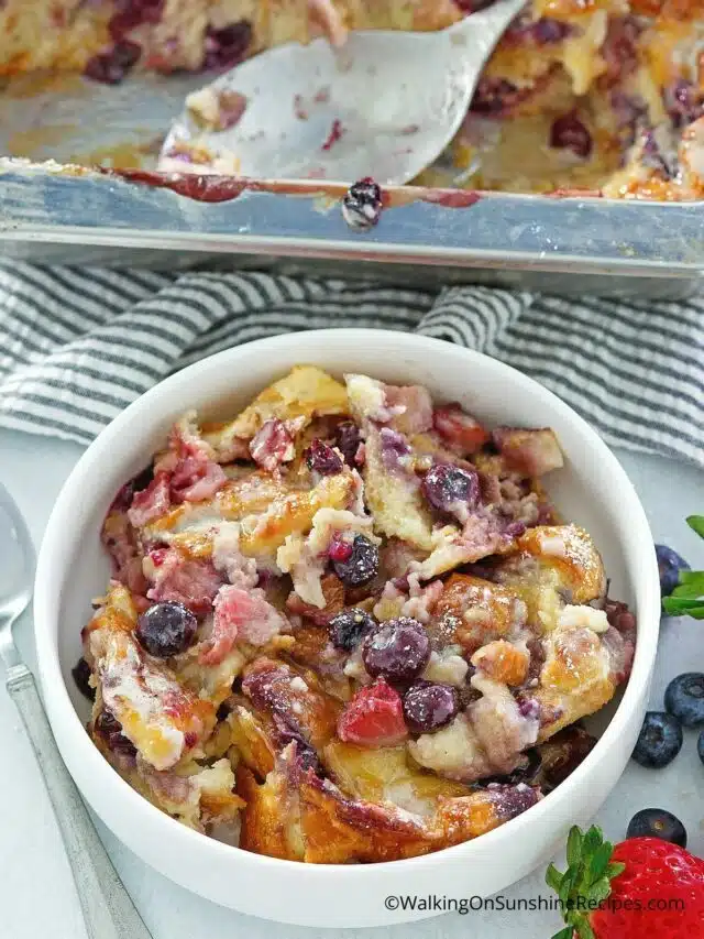 Sweet Breakfast Casserole Story