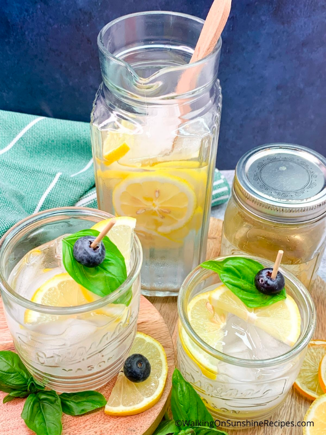 Basil Sparkling Water Story Walking On Sunshine Recipes