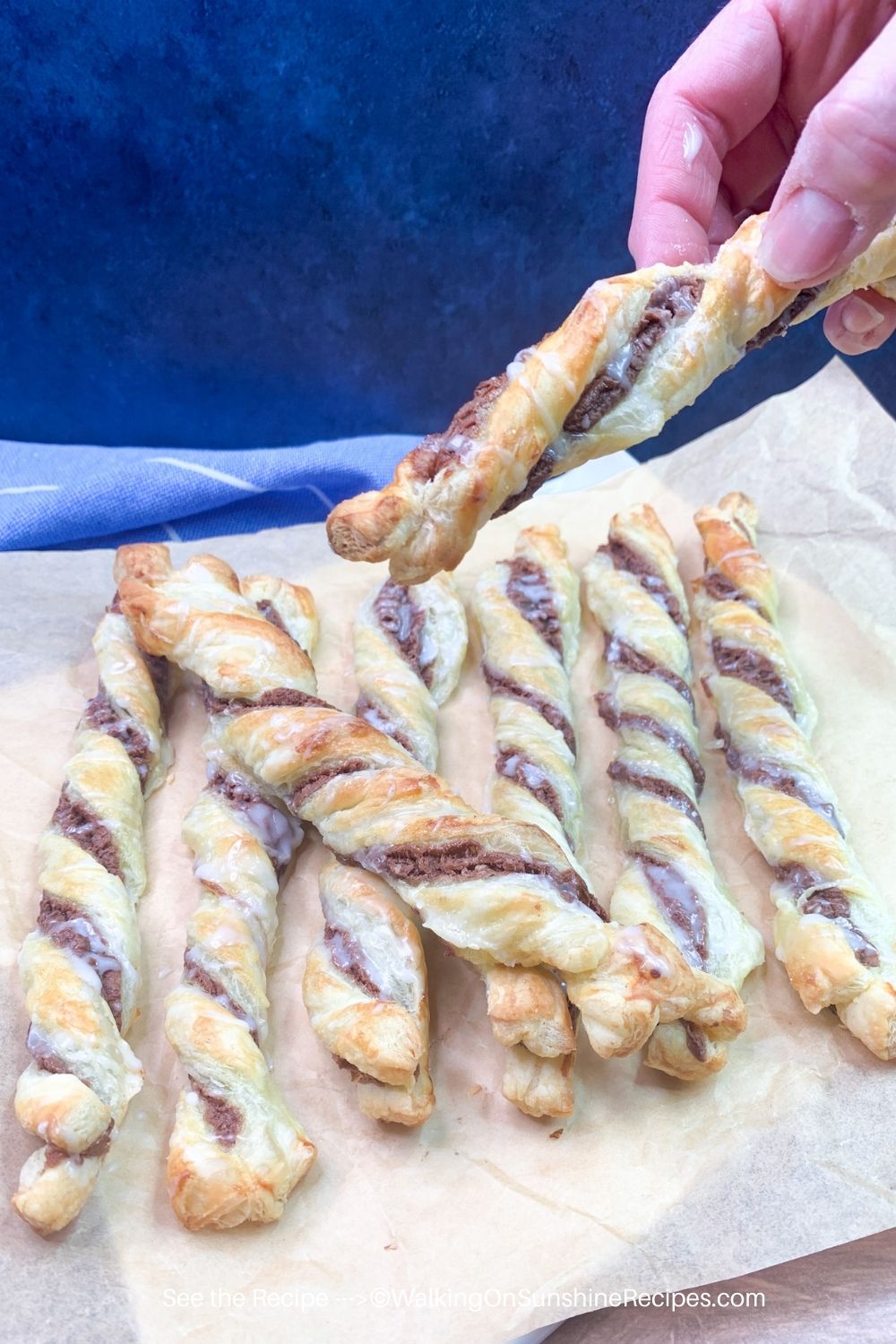 puff pastry chocolate twists.