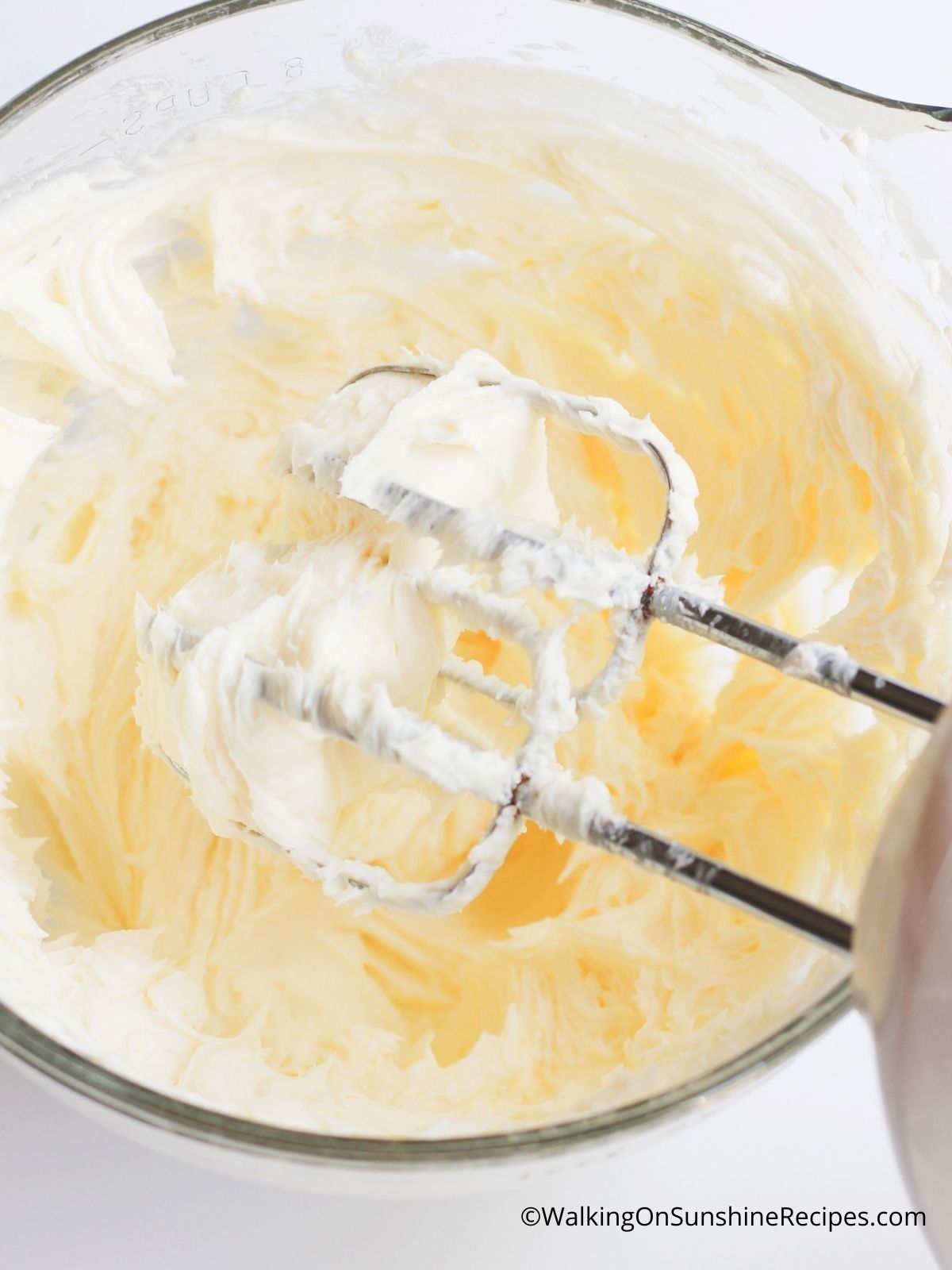 Cream cheese mixture.