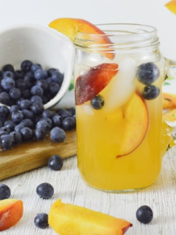 Sparkling Peach Sangria