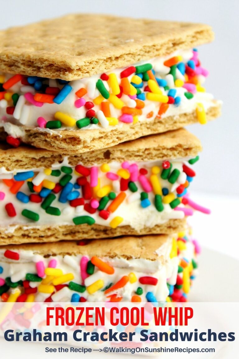Weight Watchers Graham Cracker Cool Whip Sandwich