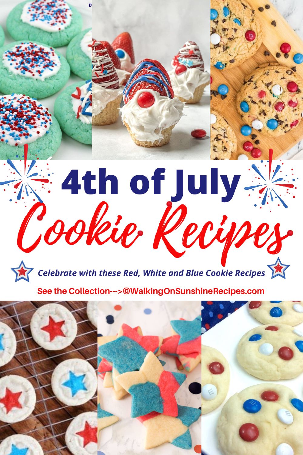 red, white and blue cookie recipes.